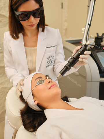 Woman undergoing a Picosure Pro treatment